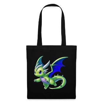 Dragon - Tote Bag - black - Front