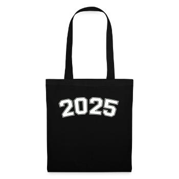 2025 - Stoffbeutel - Schwarz - Vorne