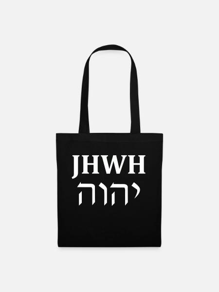 jhwh - Stoffbeutel - Schwarz