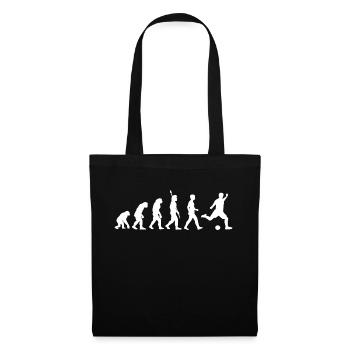 Evolution Of Man - Football Lover Football Player - Tote Bag - black - Front