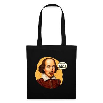 Shakespeare "To Beer or Not to Beer" Funny Lit - Tote Bag - black - Front
