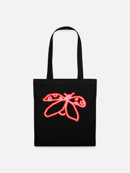 Neon Ladybug - Tote Bag - black
