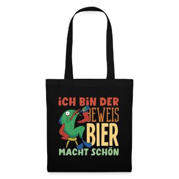 I'm the proof - beer makes you beautiful - Tote Bag - black - Front