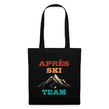 Après Équipe de ski, sports d’hiver, forfaits ski - Sac en tissu - noir - Devant
