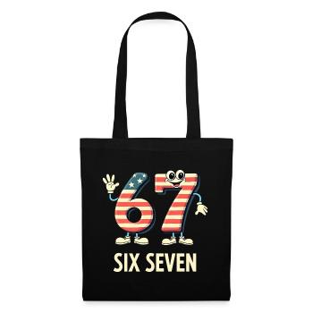US Flag 67 Memes Six Seven - Tote Bag - black - Front