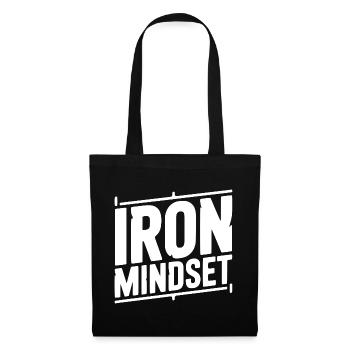 Mentalité de fer - Sac en tissu - noir - Devant