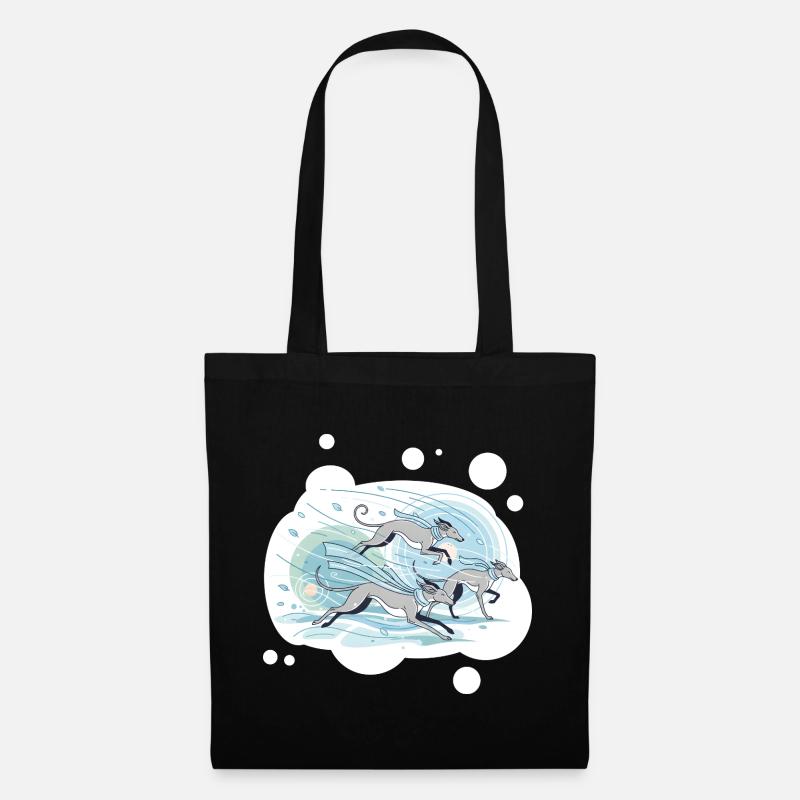 Greyhounds - Sac en tissu - noir