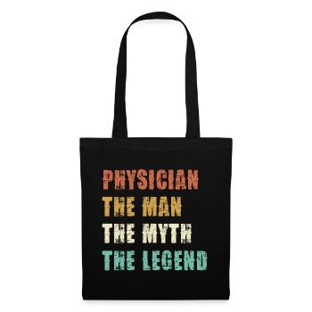 T-shirt Légende du Docteur Myth - Sac en tissu - noir - Devant