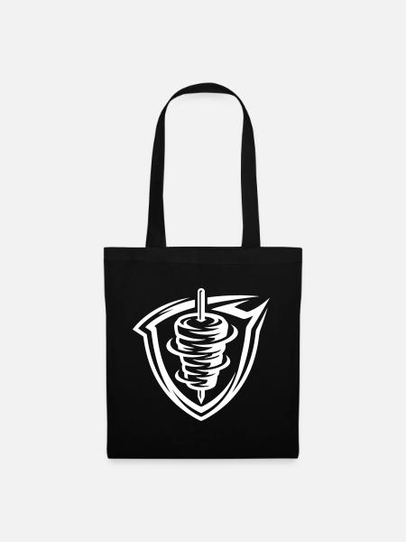 Döner Symbol - Stoffbeutel - Schwarz
