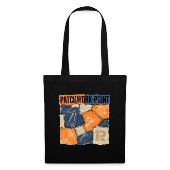 Patchwork Recycling - Tote Bag - black - Front
