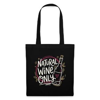 Natural Wine Lover - Tote Bag - black - Front