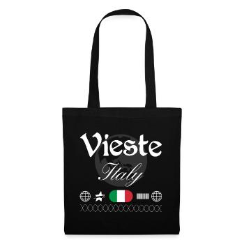Souvenir de voyage Streetwear du Vieste Italie - Sac en tissu - noir - Devant