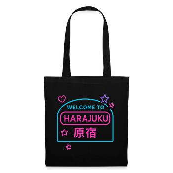 Welcome to Harajuku - Sac en tissu - noir - Devant