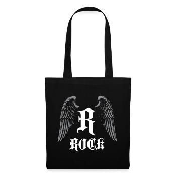Winged Gothic Rock Logo - Tote Bag - black - Front