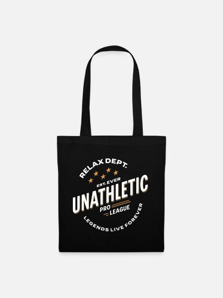 UNATHLETIC LOGO - Stoffbeutel - Schwarz