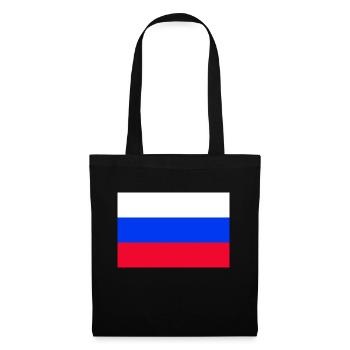 Russie - Sac en tissu - noir - Devant