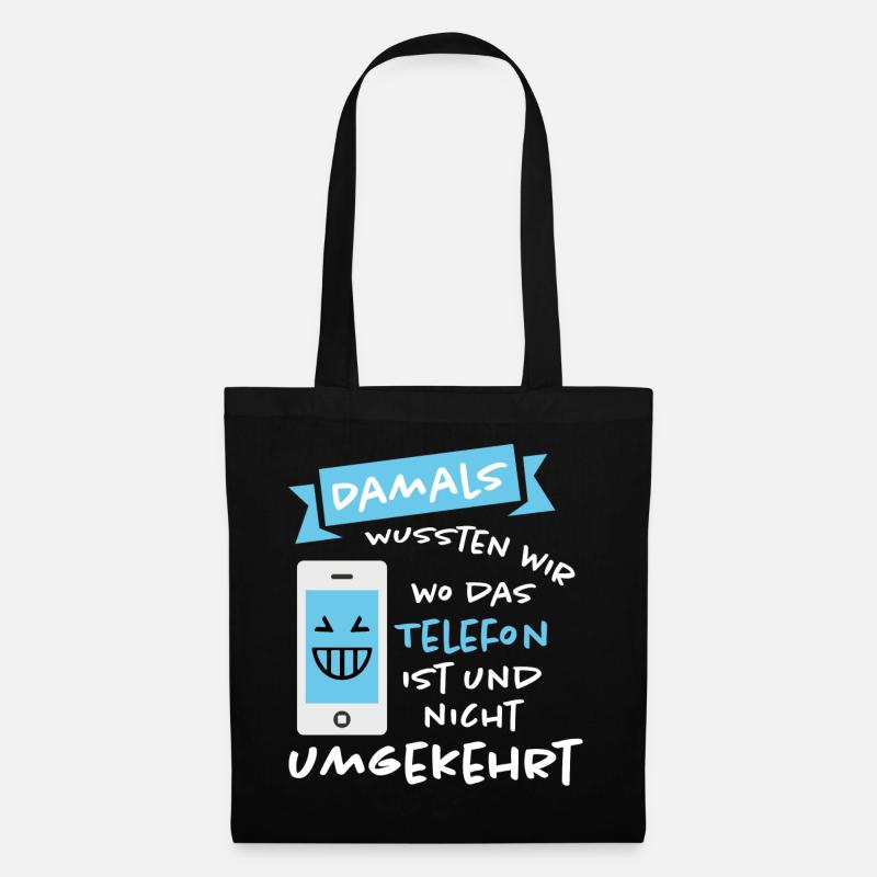 Lustig Lustiger Spruch Funny Geschenk Lustige - Stoffbeutel - Schwarz