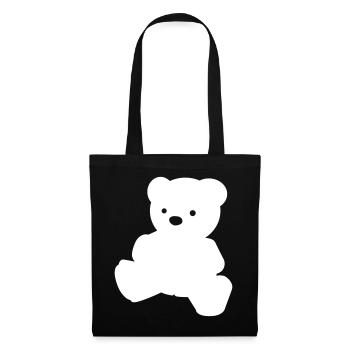 A simple teddy bear - Tote Bag - black - Front