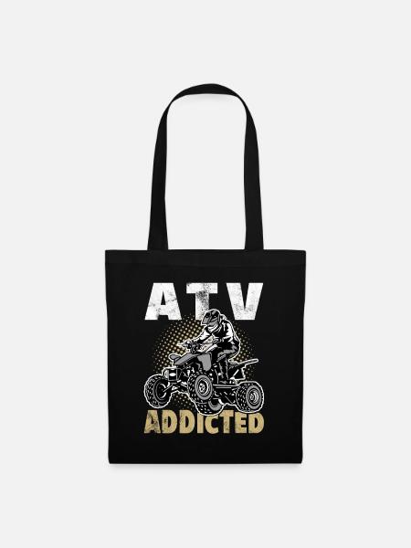 ATV Addicted Quad - Stoffbeutel - Schwarz