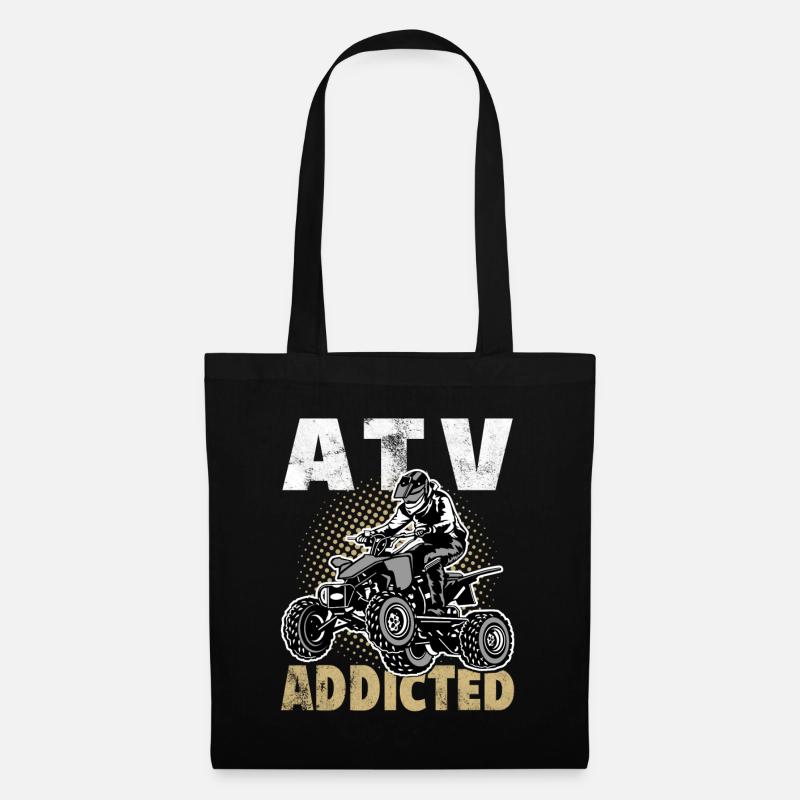 ATV Addicted Quad - Stoffbeutel - Schwarz