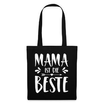 Mom is the best - Tote Bag - black - Front