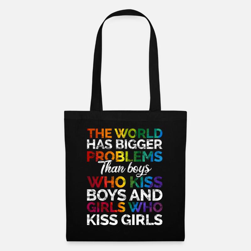 Gay Pride - Stoffbeutel - Schwarz