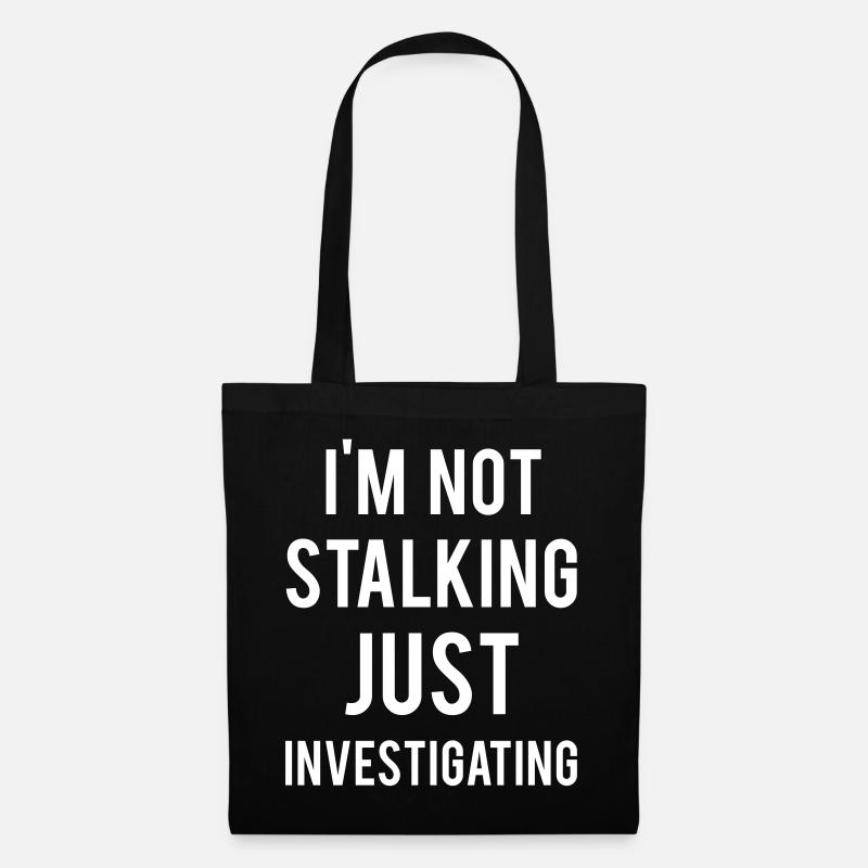 Investigating - Stoffbeutel - Schwarz