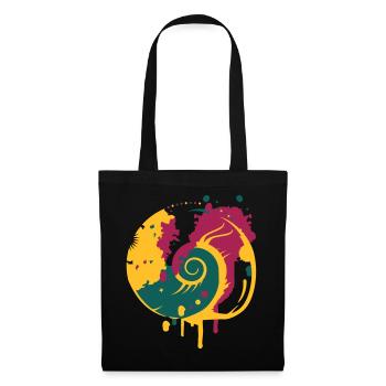 Graffiti of a fossil snail - Tote Bag - black - Front