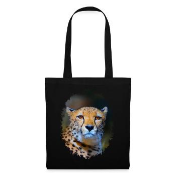 Gepard - Stoffbeutel - Schwarz - Vorne