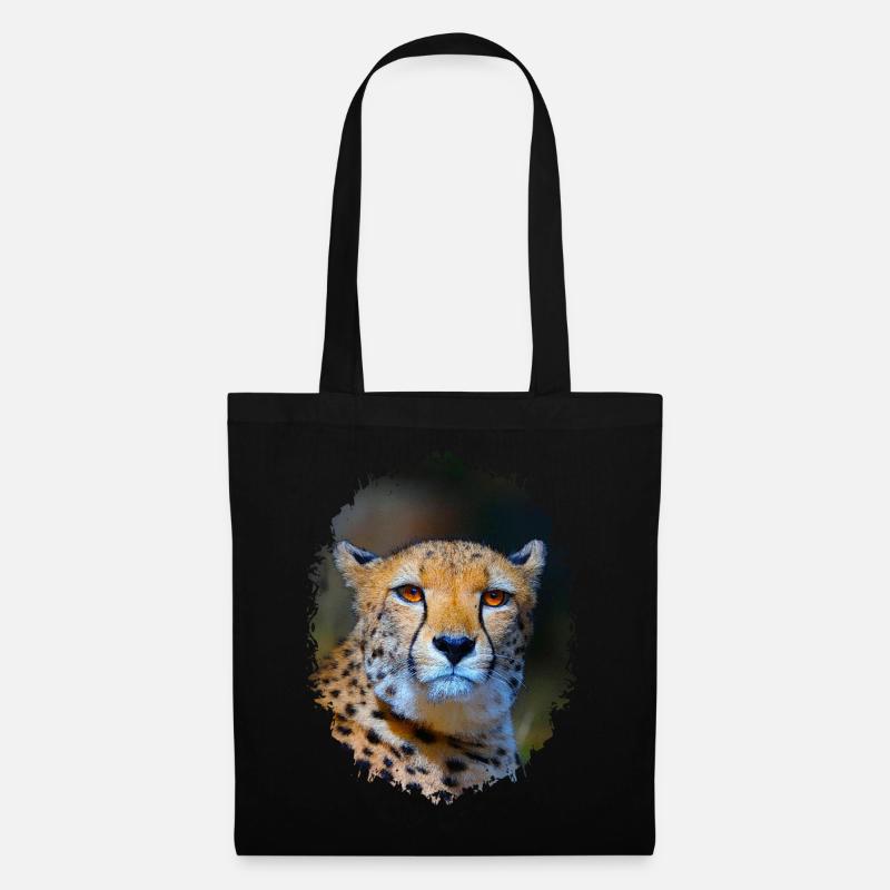 cheetah - Tote Bag - black