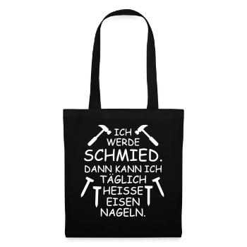 Schmied - Stoffbeutel - Schwarz - Vorne