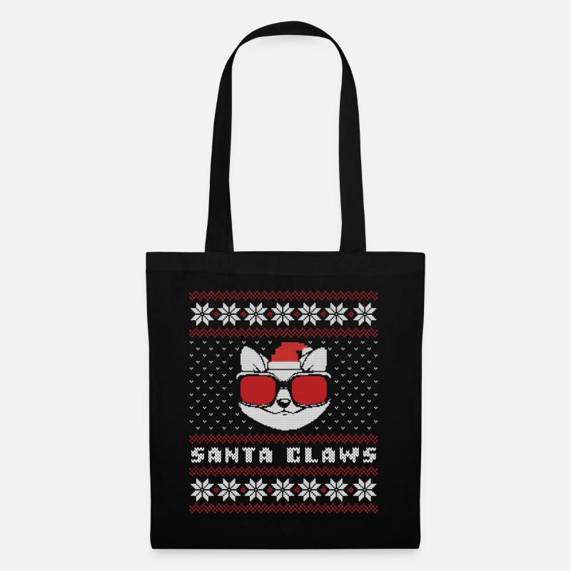 Santa Claws Crates - Stoffbeutel - Schwarz