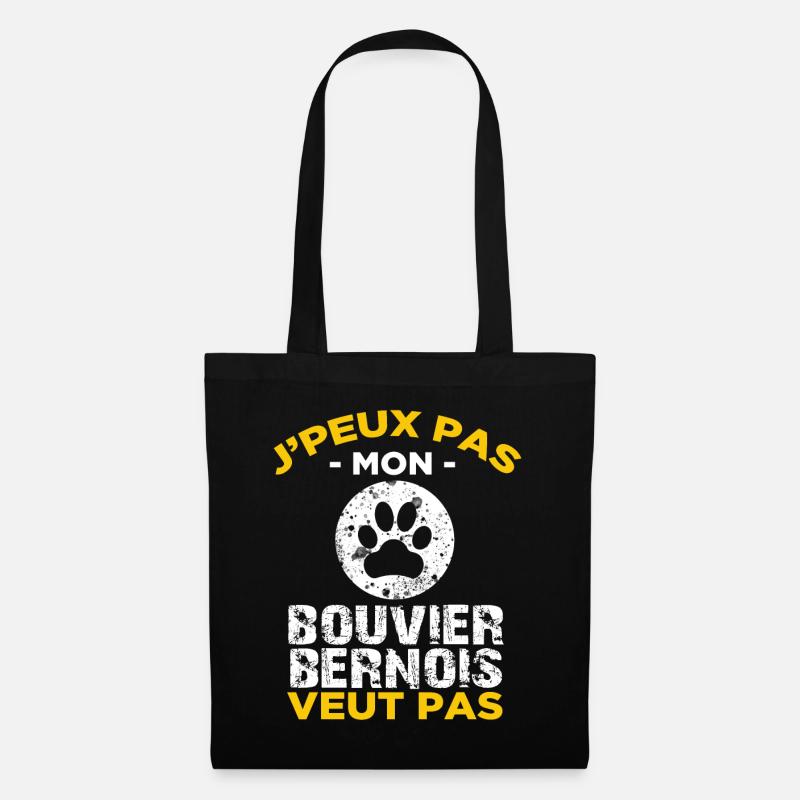 Bouvier Bernois - Sac en tissu - noir