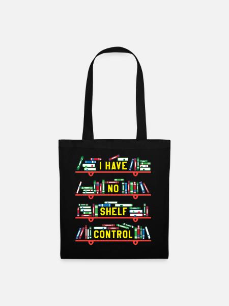 Bücher Sammeln Bibliothek - Stoffbeutel - Schwarz