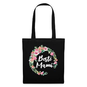 Beste Mama beste Mami Schweiz Schweizer - Stoffbeutel - Schwarz - Vorne