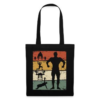 Training in the studio - Tote Bag - black - Front