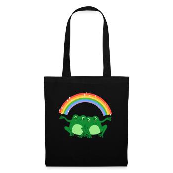 Gay Frogs T#01 - Stoffbeutel - Schwarz - Vorne