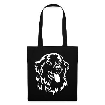 Newfoundland Head « Black Edition » - Sac en tissu - noir - Devant
