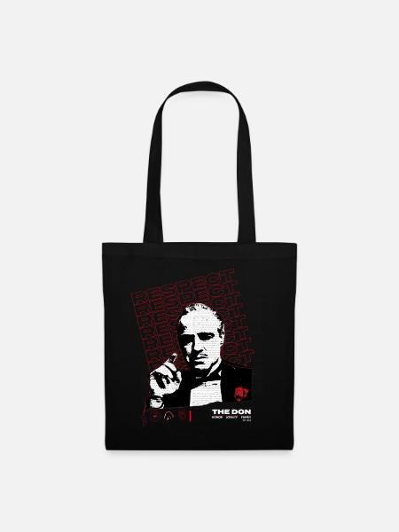 Le Parrain Film De Mafia Don Corleone Respect - Sac en tissu - noir