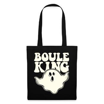 Boule King Queen Outfit for Boules Players - Tote Bag - black - Front
