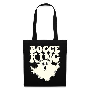 Bocce King Boules Bal Halloween Costume Boule Bocce - Sac en tissu - noir - Devant