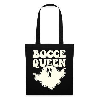 Bocce Queen Boules Bal Halloween Costume Boule - Sac en tissu - noir - Devant