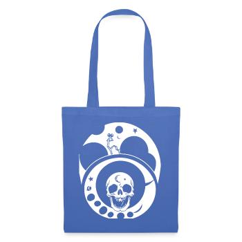 Horror Skull Skull Art Skull Gothic Heavy Metal - Tote Bag - light blue - Front