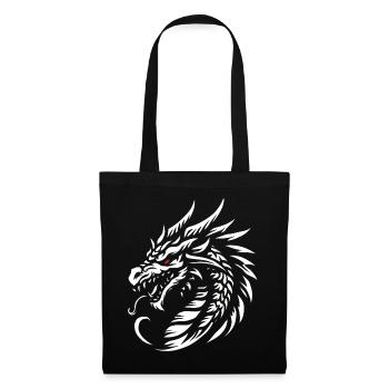 Dragonemblem - Stoffbeutel - Schwarz - Vorne