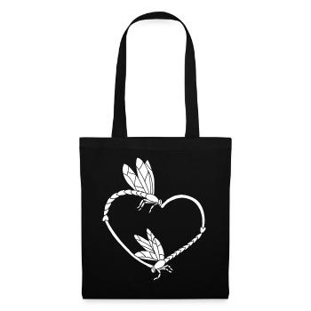 Insects in Love (White) - Tote Bag - black - Front
