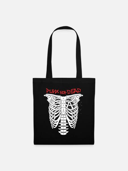 Punx not dead - Tote Bag - black