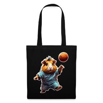 Guinea Pig Basketball - Tote Bag - black - Front