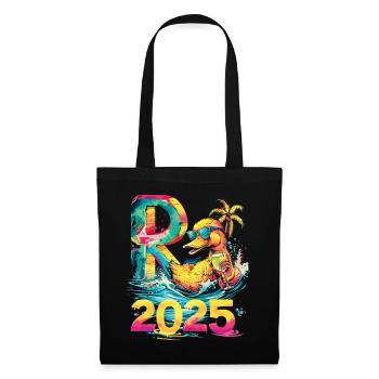 Pension 2025 Duck Pensioner Retired Funny - Tote Bag - black - Front
