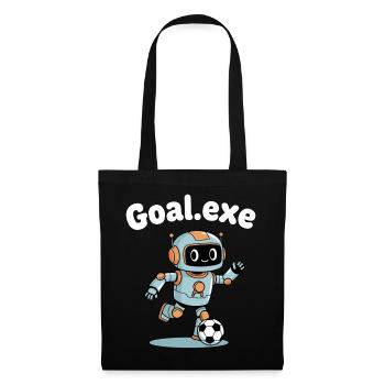 Goal.Exe Robot Football - Tote Bag - black - Front