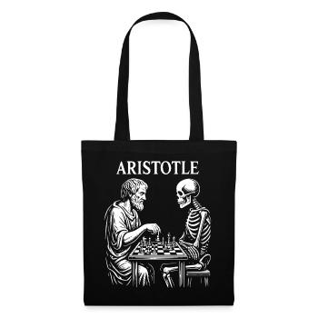Aristotle vs Skeleton Chess - Tote Bag - black - Front